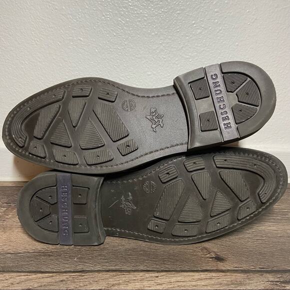 Heschung Chêne Boots Chelsea Calf Leather Munk Strap Black Anilcalf Basalte 7 - Picture 6 of 6